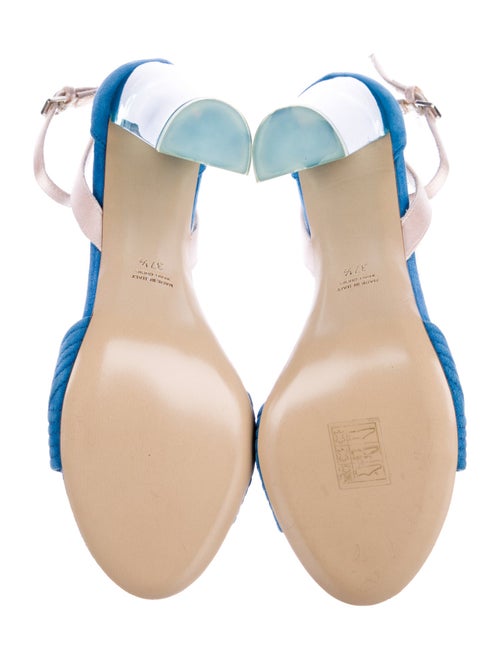 Monique Lhuillier Suede Sandals