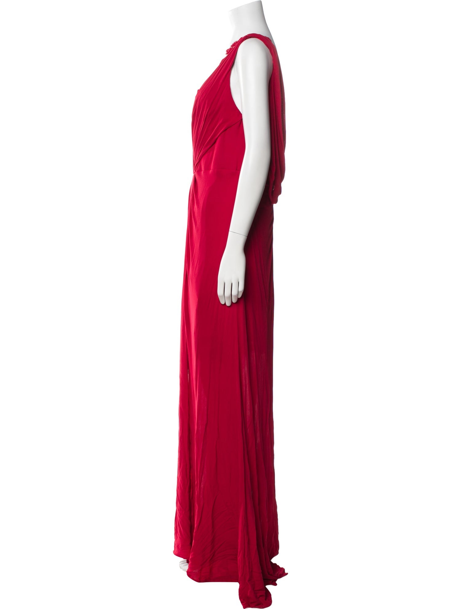 Monique Lhuillier Cowl Neck Long Dress w/ Tags