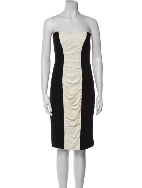 Monique Lhuillier Silk Mini Dress