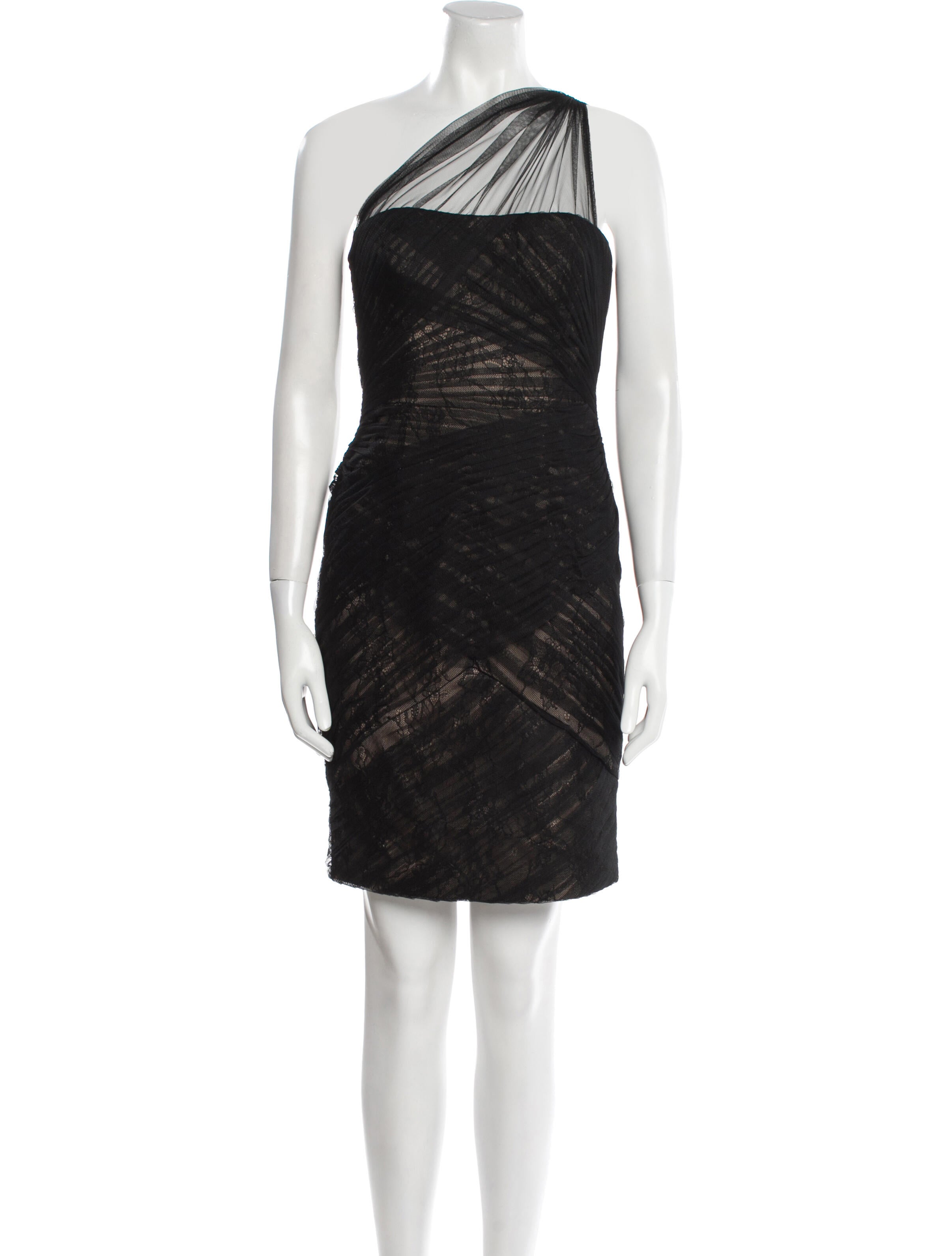 Monique Lhuillier Printed Mini Dress