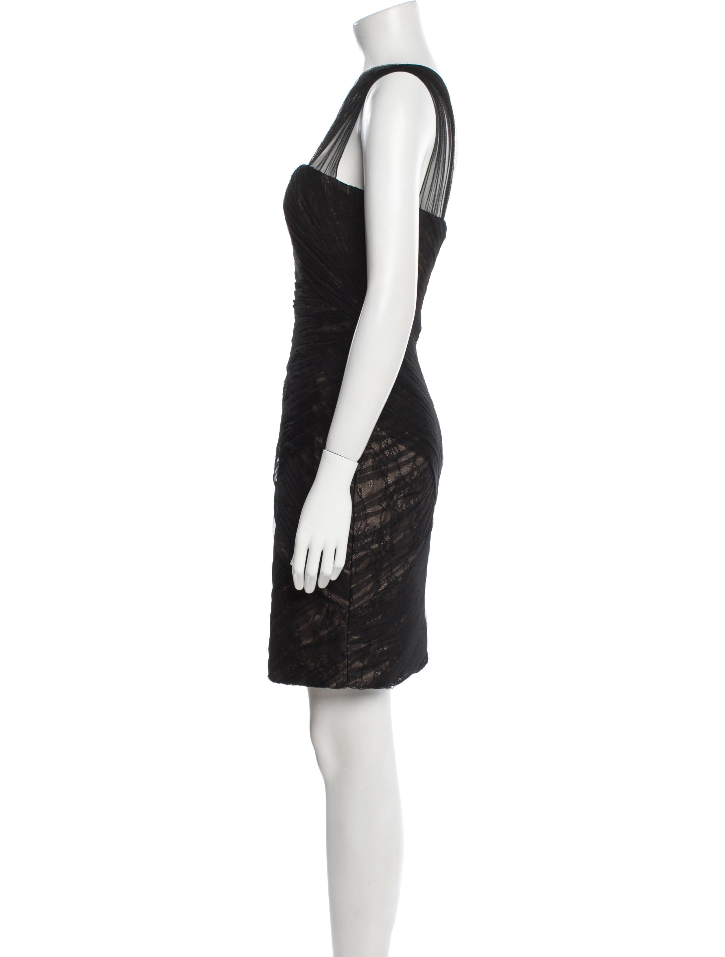 Monique Lhuillier Printed Mini Dress