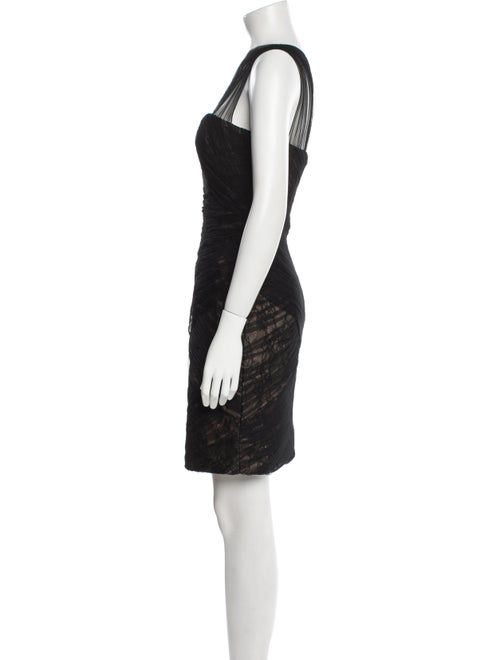 Monique Lhuillier Printed Mini Dress