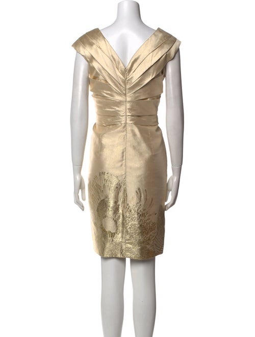 Monique Lhuillier Silk Knee-Length Dress