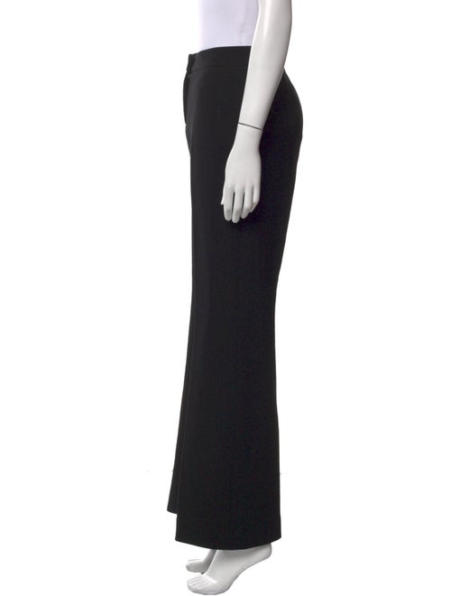 Monique Lhuillier Wool Wide Leg Pants