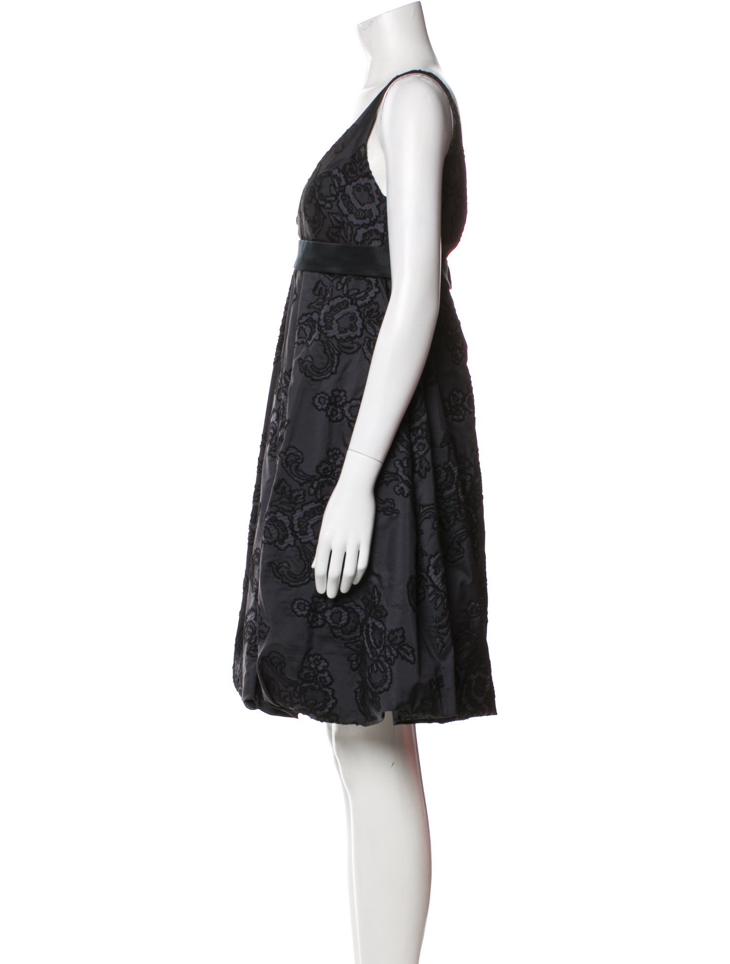 Monique Lhuillier Printed Mini Dress