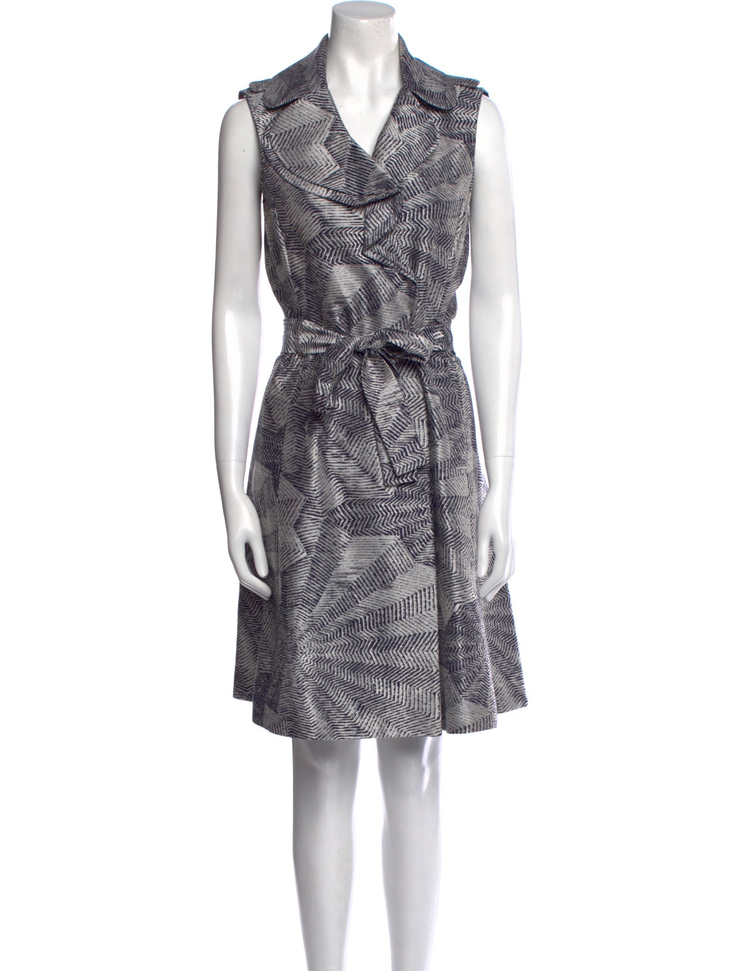 Monique Lhuillier Animal Print Knee-Length Dress