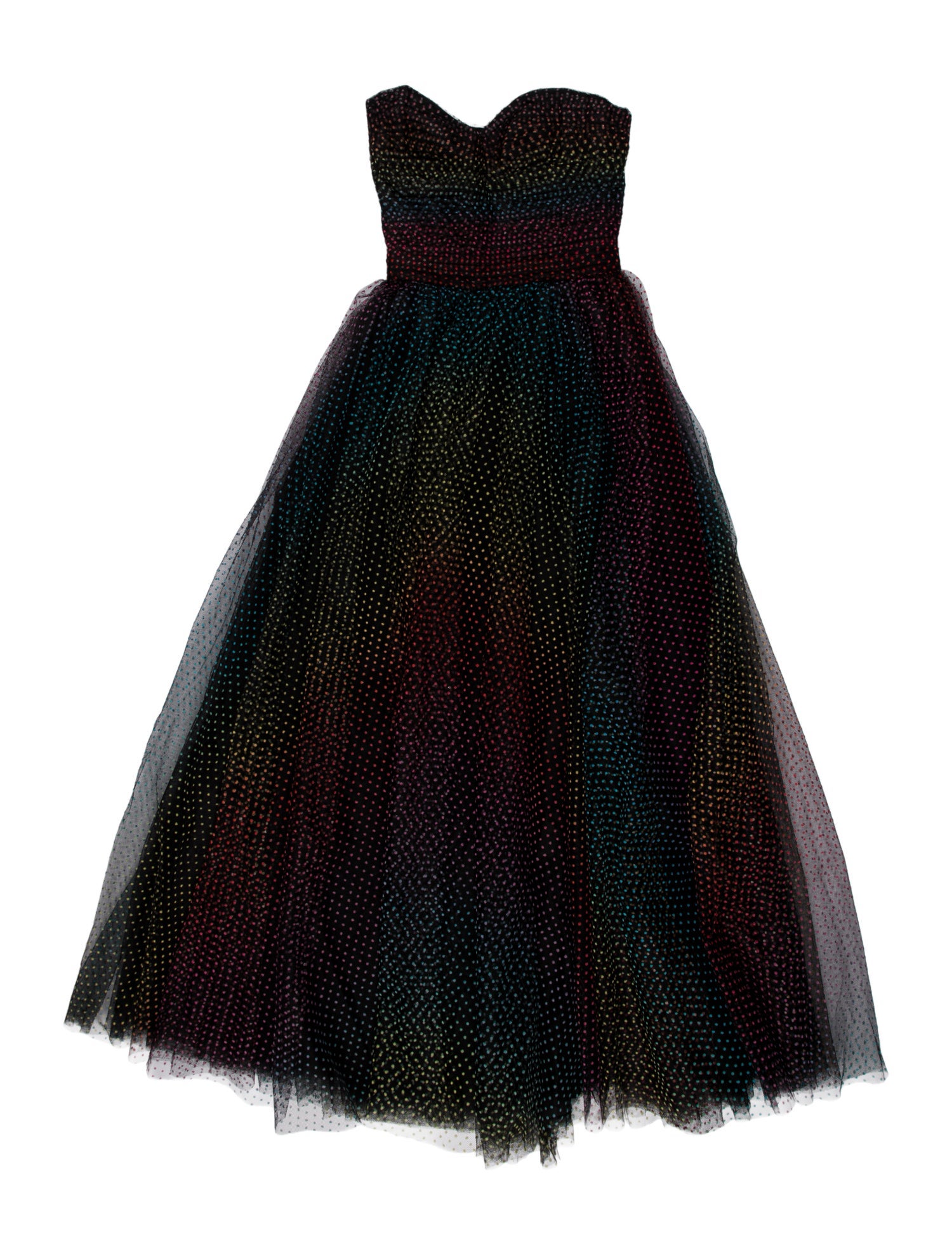 Monique Lhuillier Nylon Long Dress w/ Tags