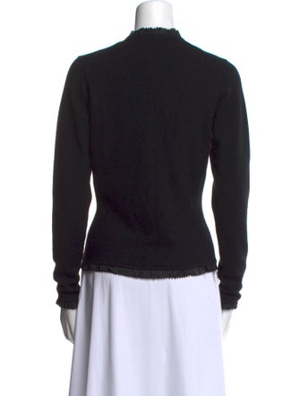 Monique Lhuillier Cashmere V-Neck Sweater