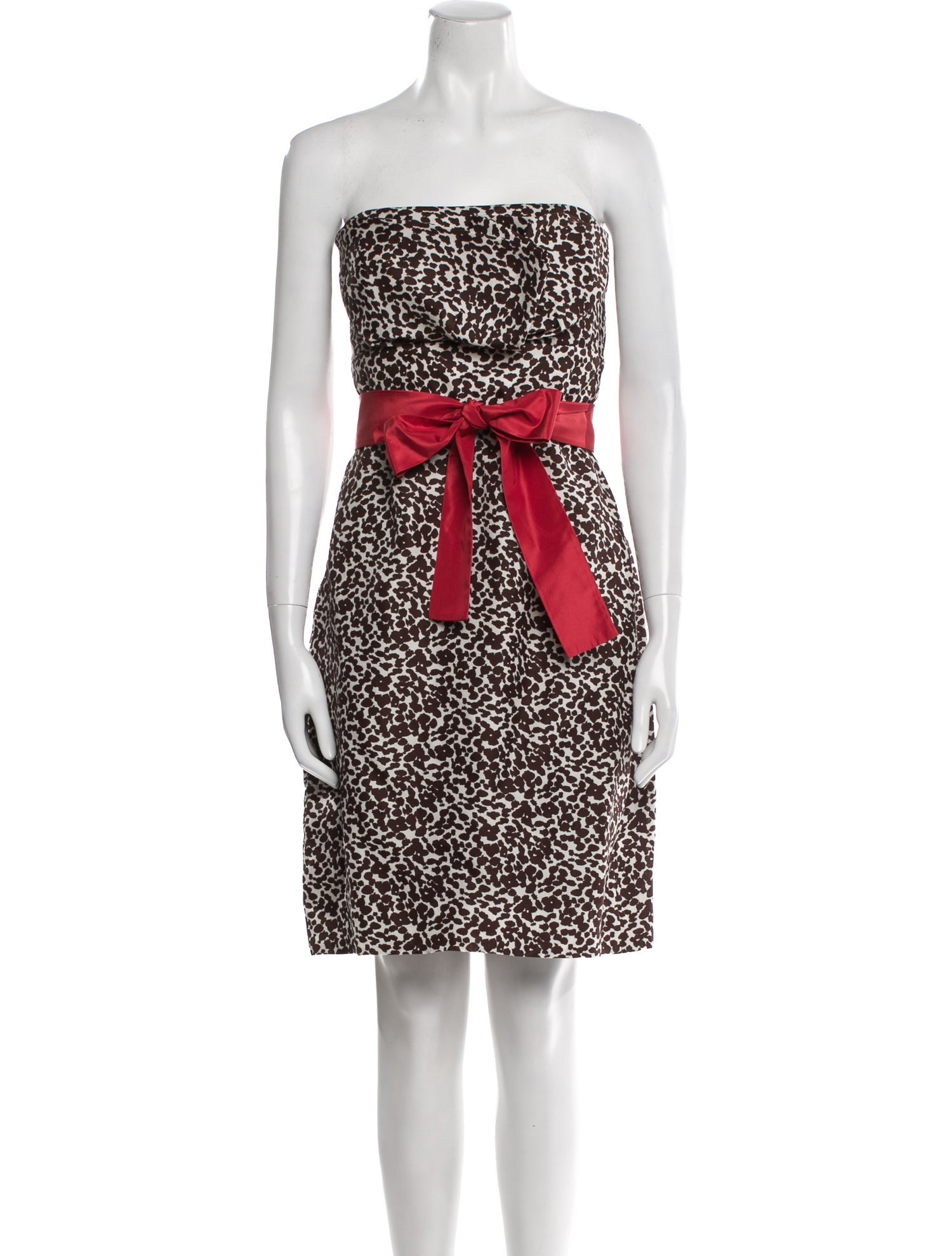 Monique Lhuillier Silk Mini Dress