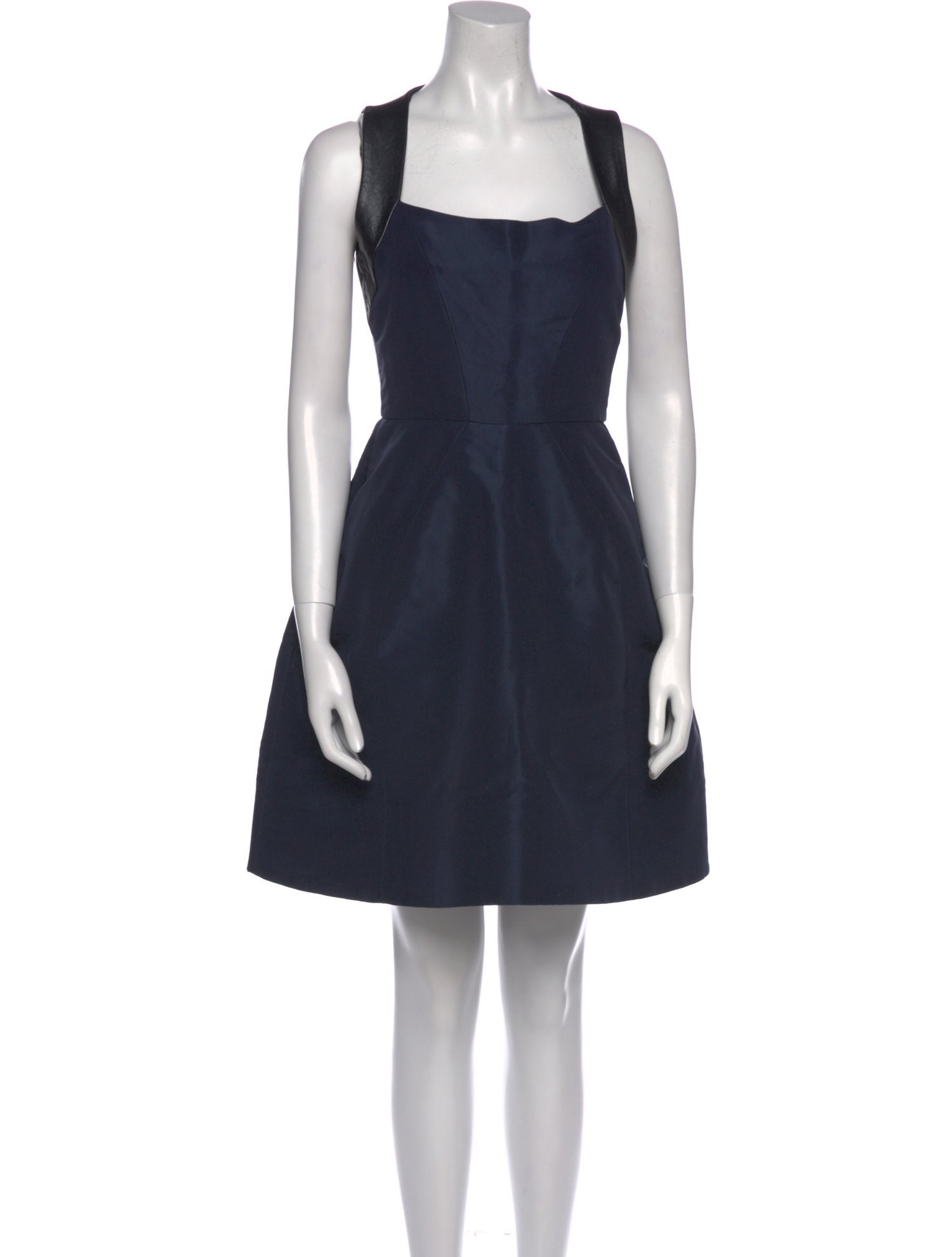 Monique Lhuillier Silk Mini Dress