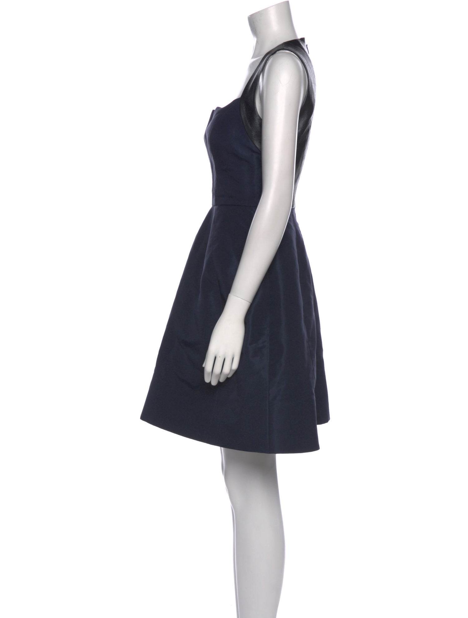 Monique Lhuillier Silk Mini Dress