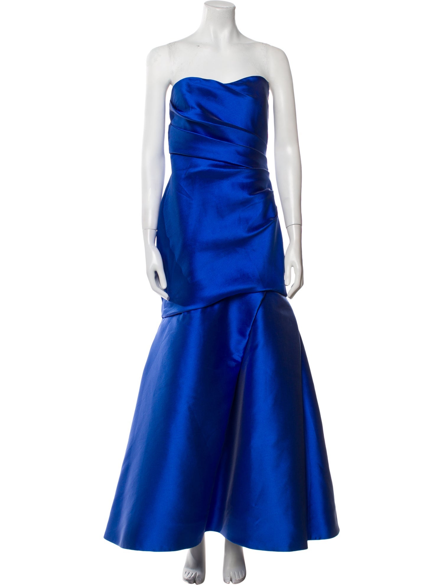 Monique Lhuillier Strapless Long Dress