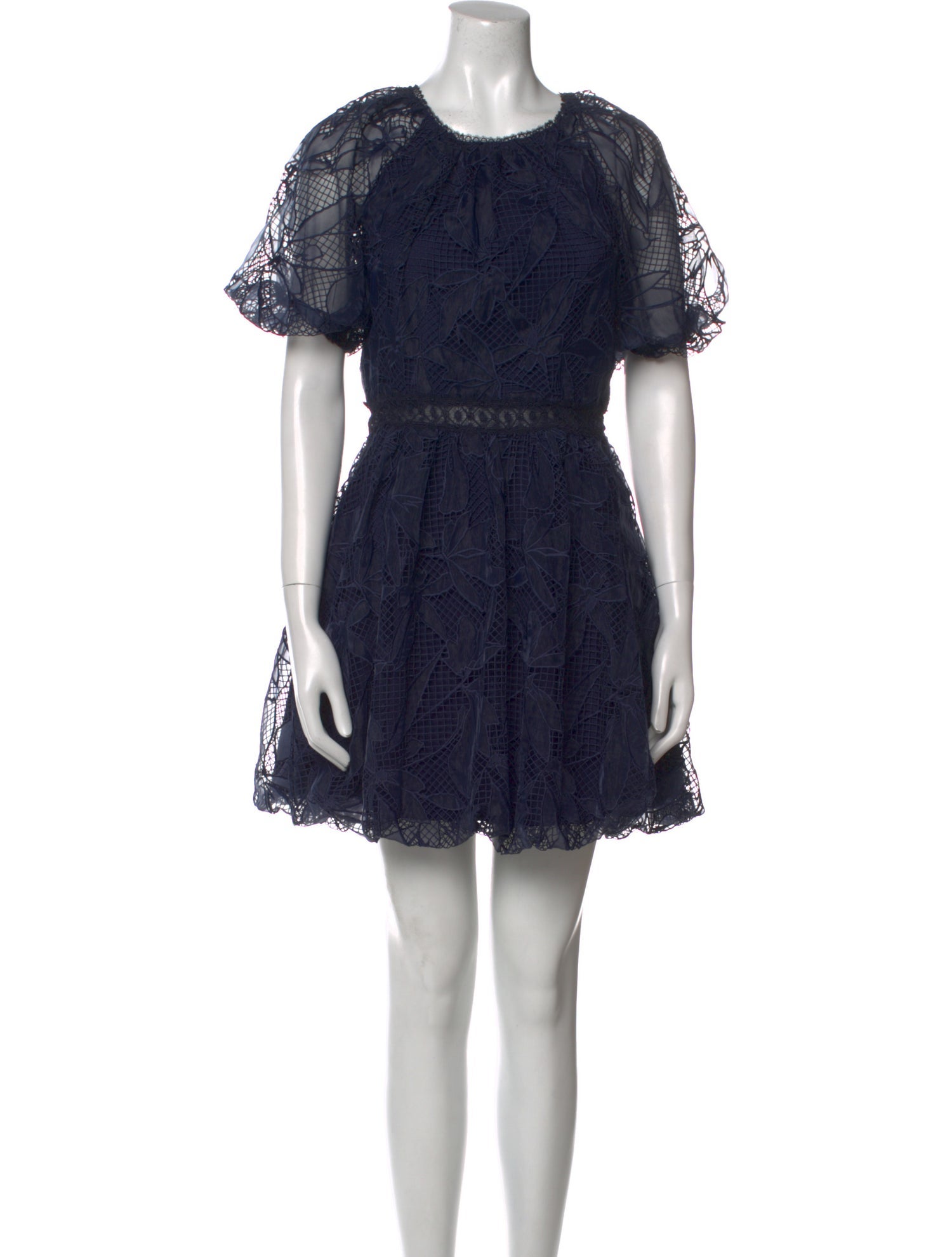 Monique Lhuillier Nylon Mini Dress