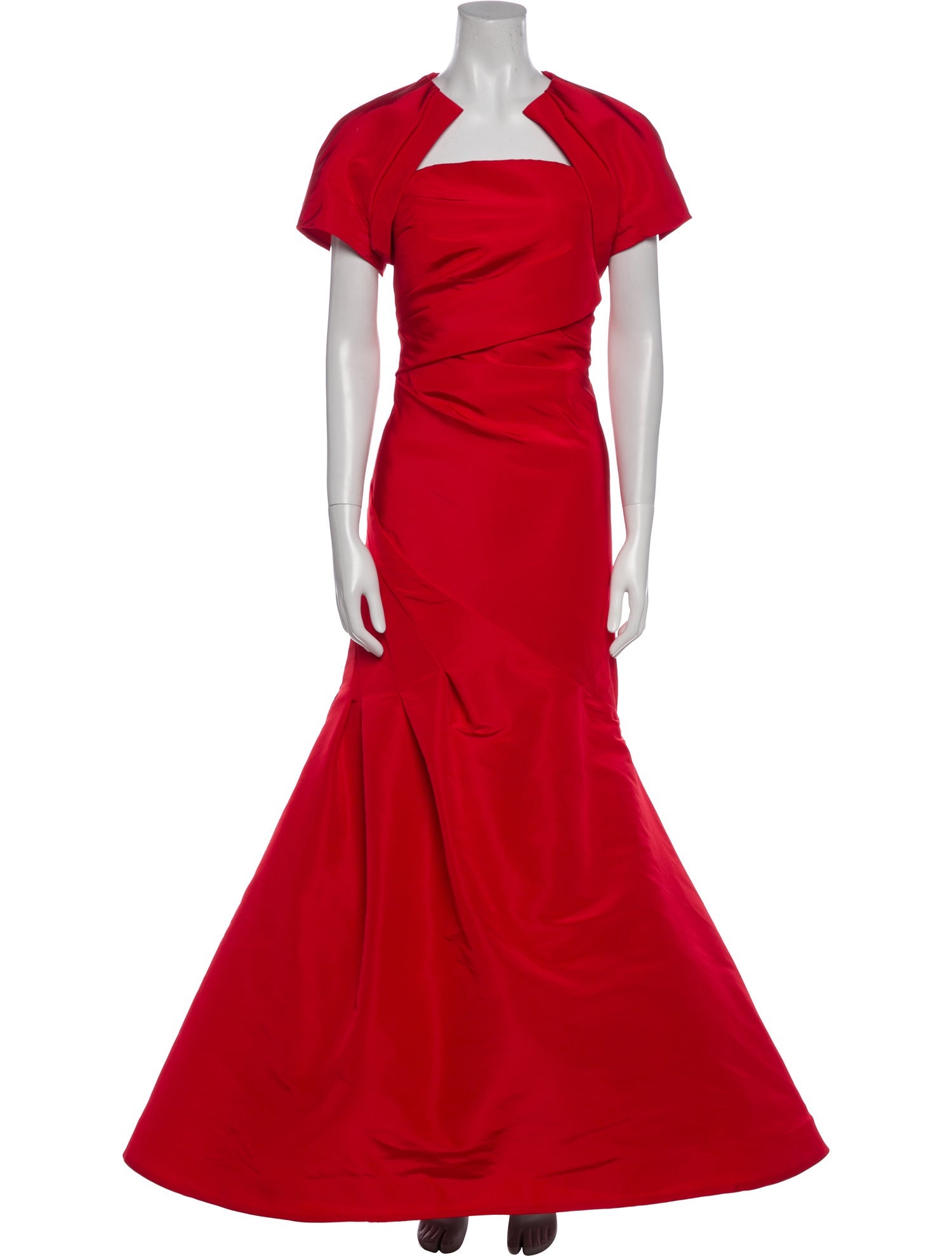 Monique Lhuillier Silk Long Dress