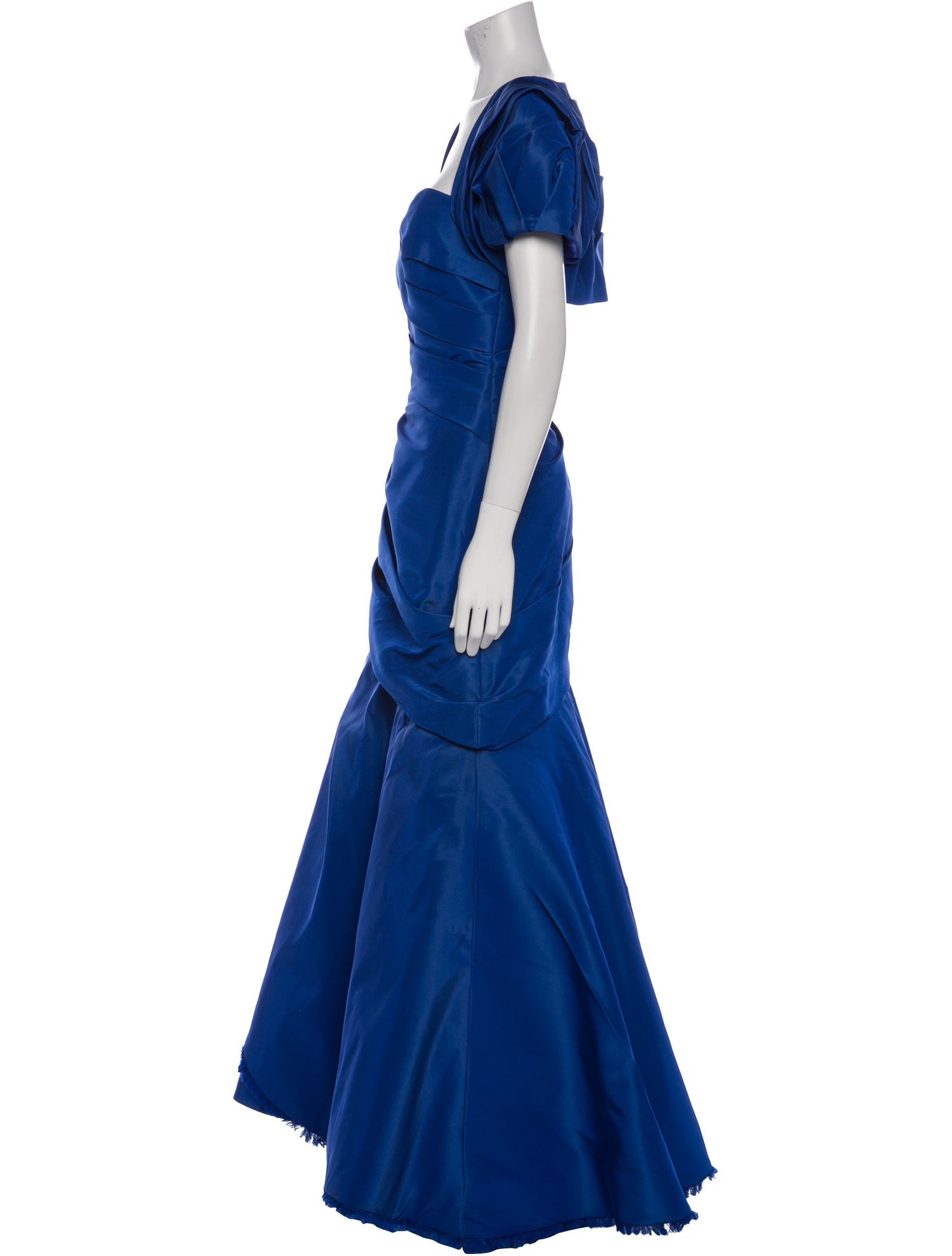 Monique Lhuillier Silk Long Dress