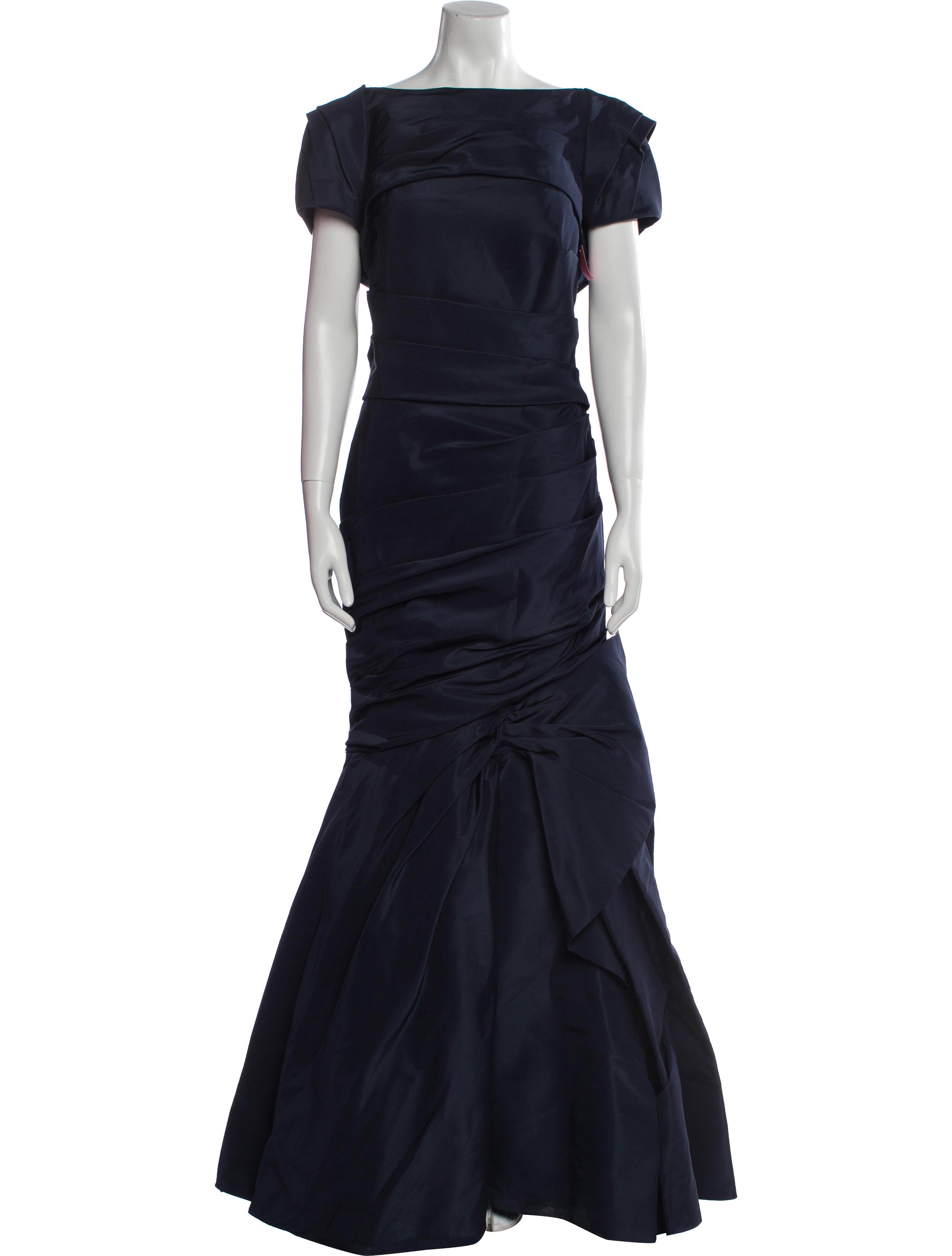 Monique Lhuillier Silk Long Dress