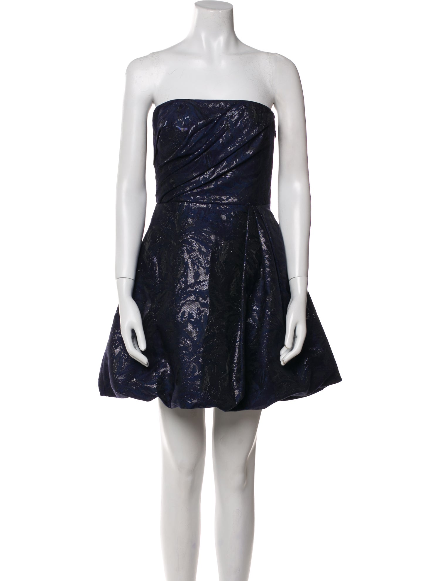 Monique Lhuillier Strapless Mini Dress