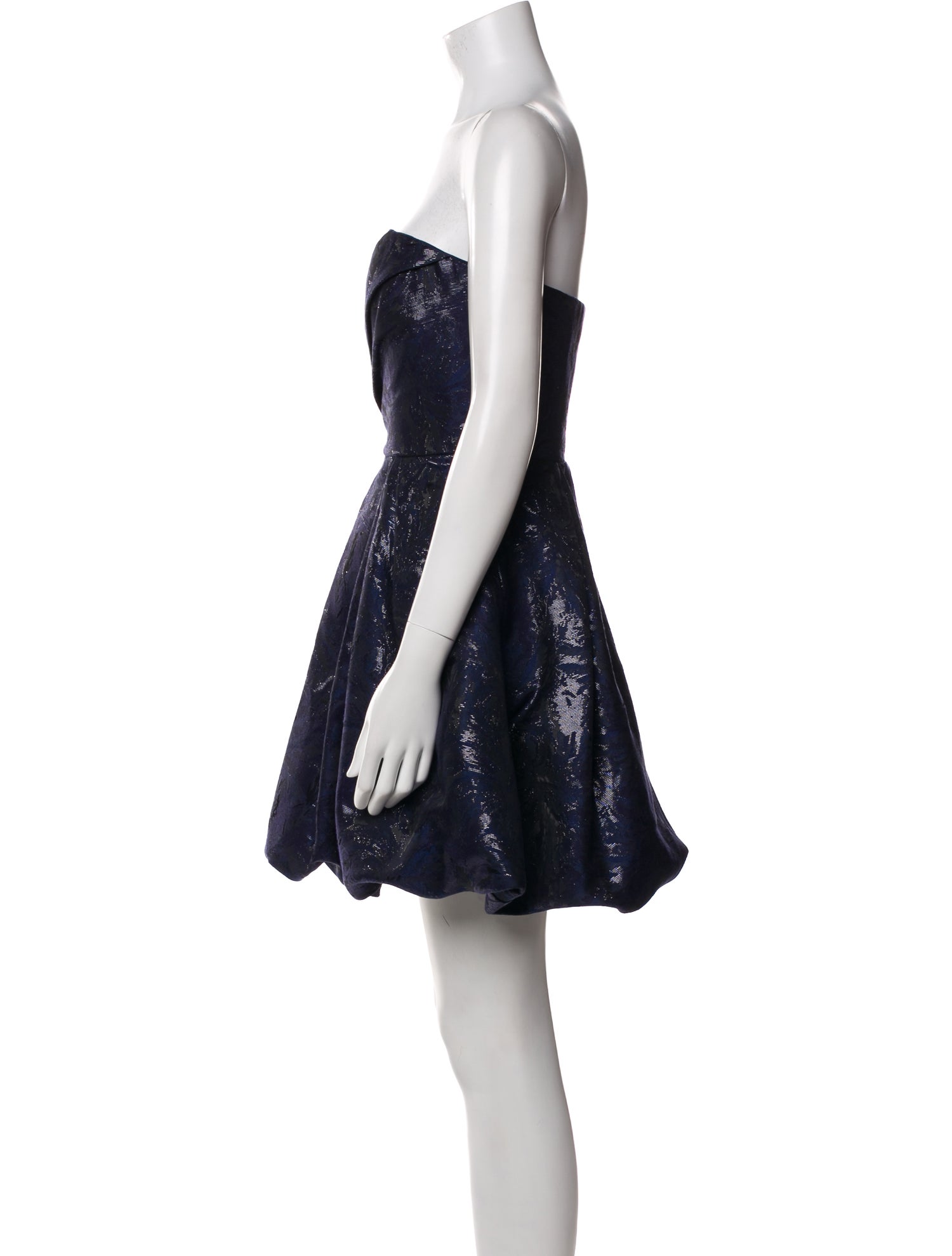 Monique Lhuillier Strapless Mini Dress