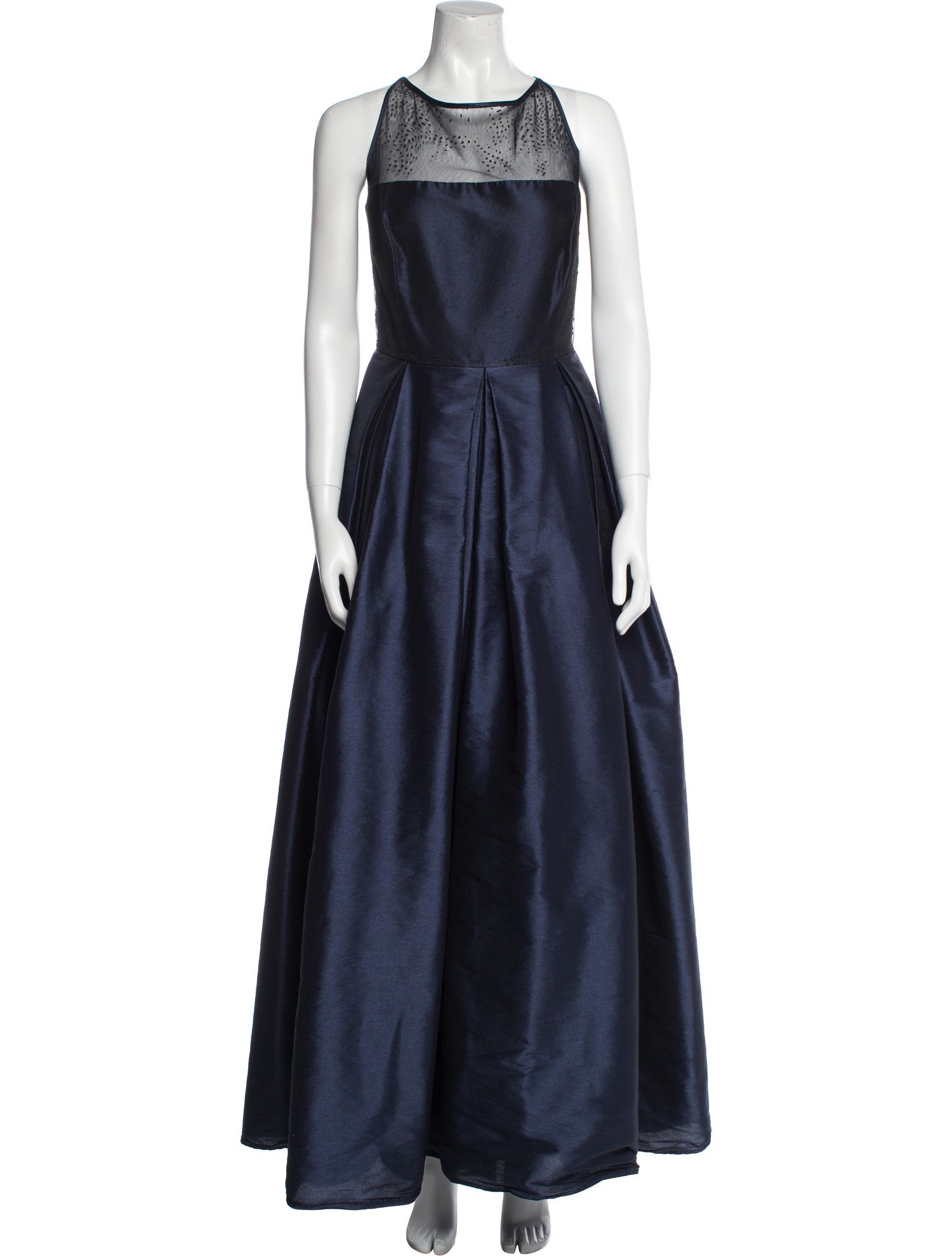 Monique Lhuillier Halterneck Long Dress