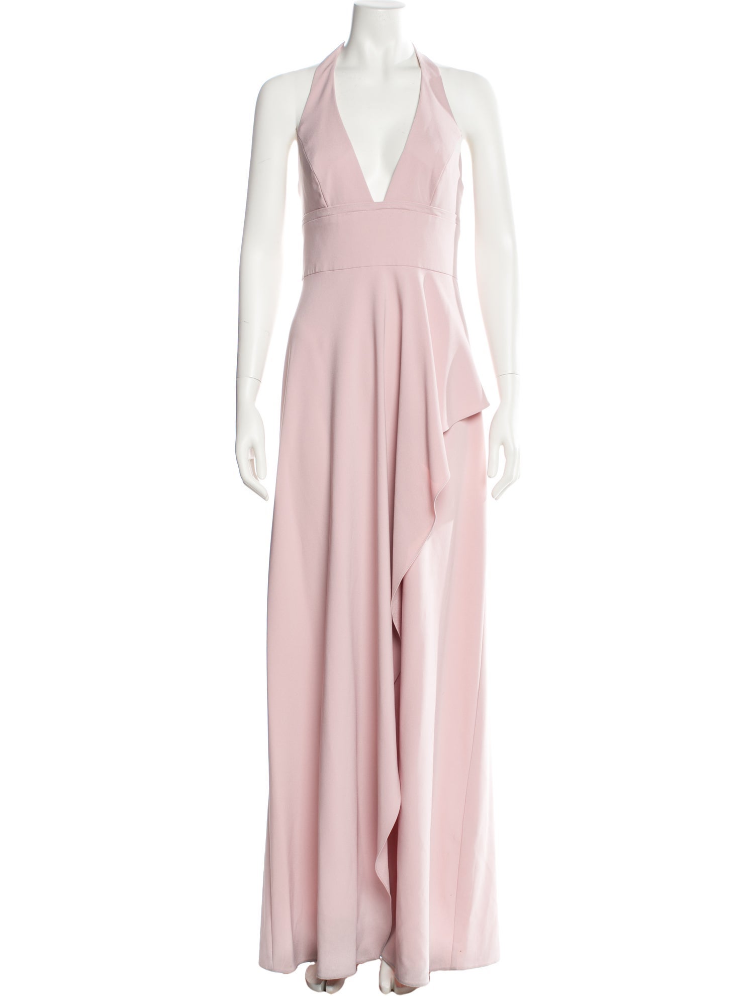 Monique Lhuillier Halterneck Long Dress