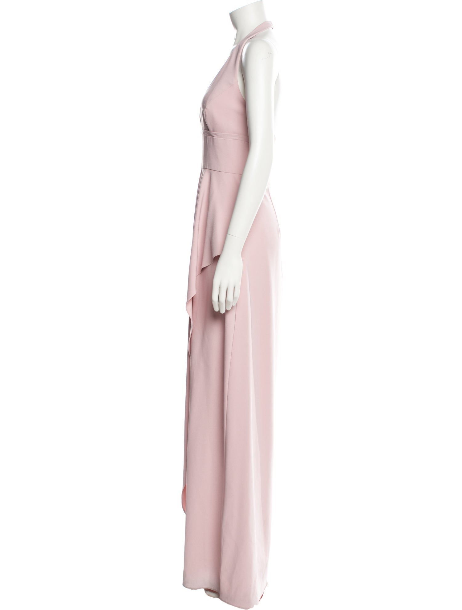 Monique Lhuillier Halterneck Long Dress