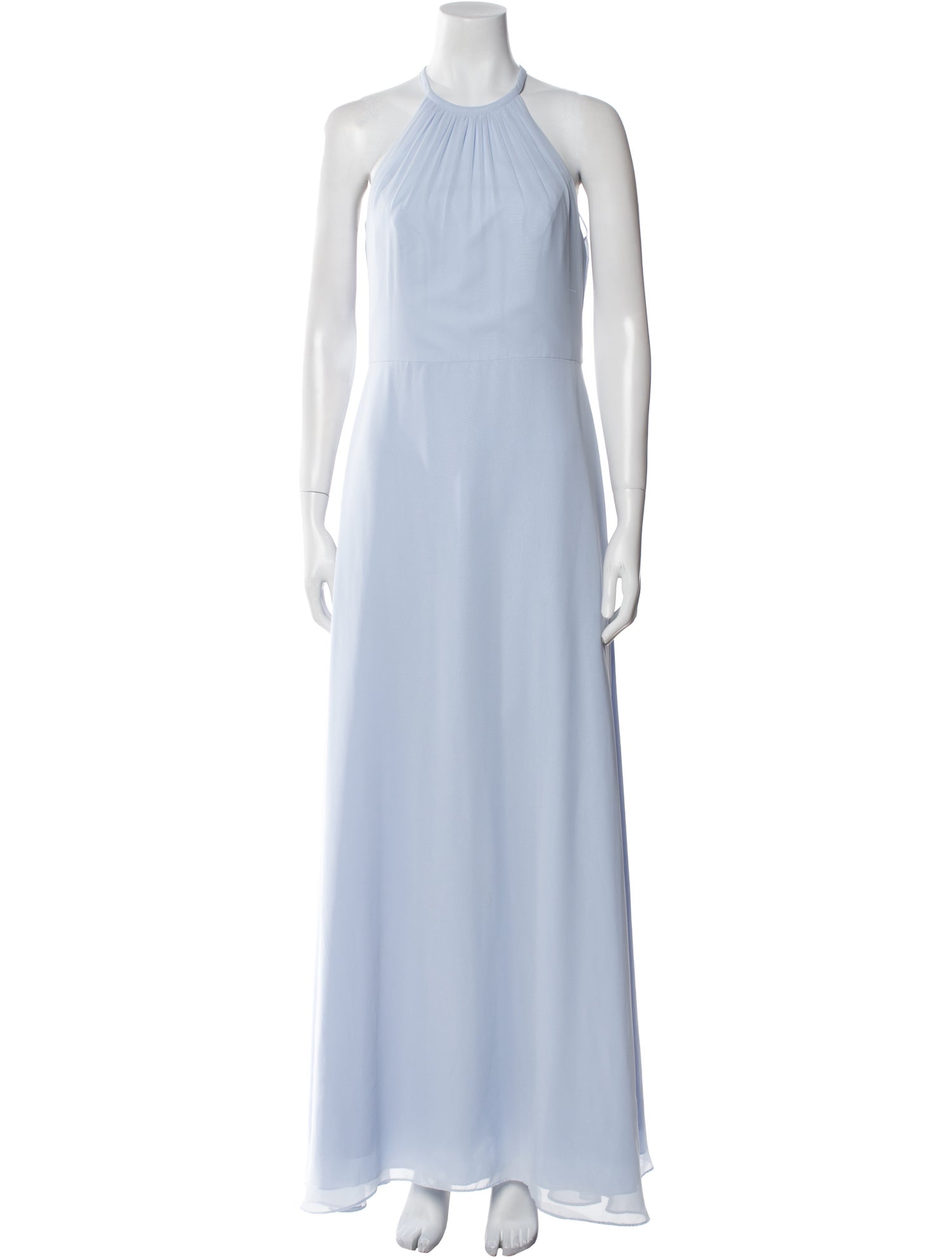 Monique Lhuillier Halterneck Long Dress