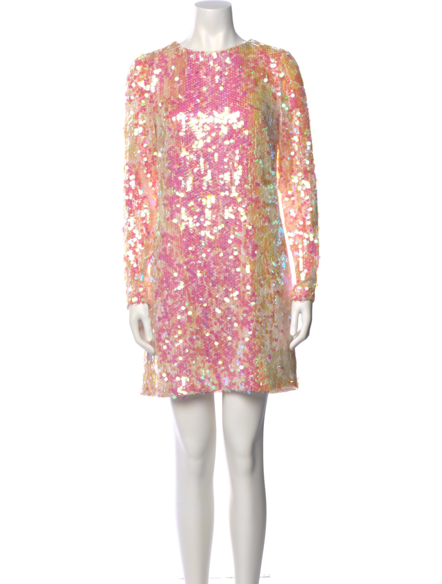 Monique Lhuillier Floral Print Mini Dress