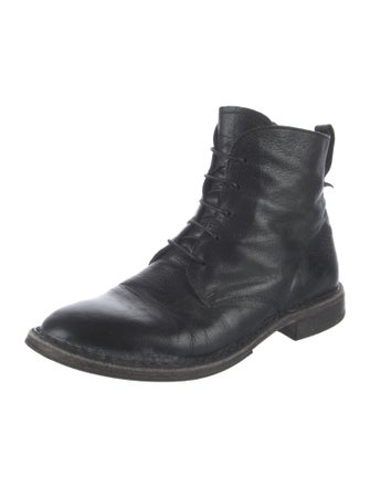 Momo Design Leather Combat Boots