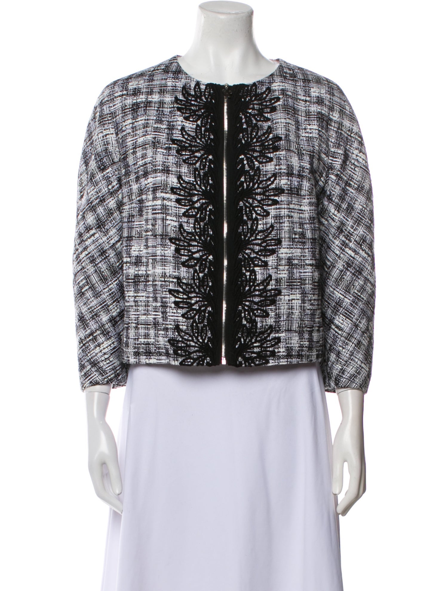 Moncler Gamme Rouge Tweed Pattern Evening Jacket