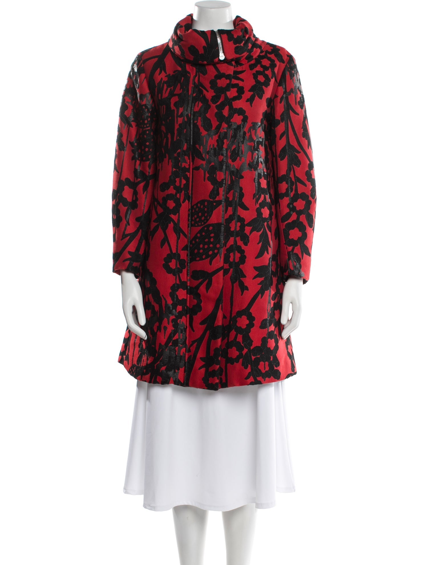 Moncler Gamme Rouge Vintage Printed Coat