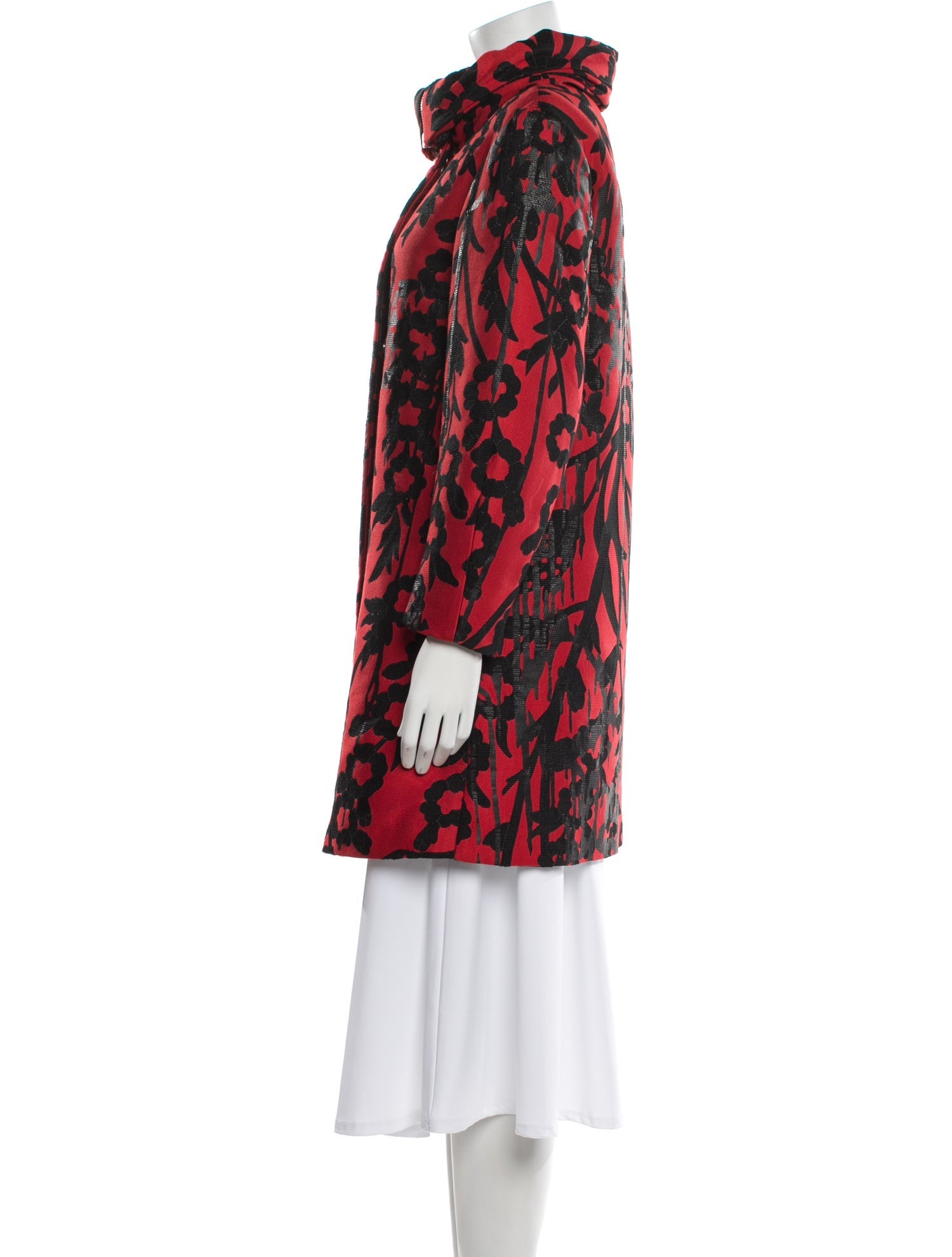 Moncler Gamme Rouge Vintage Printed Coat