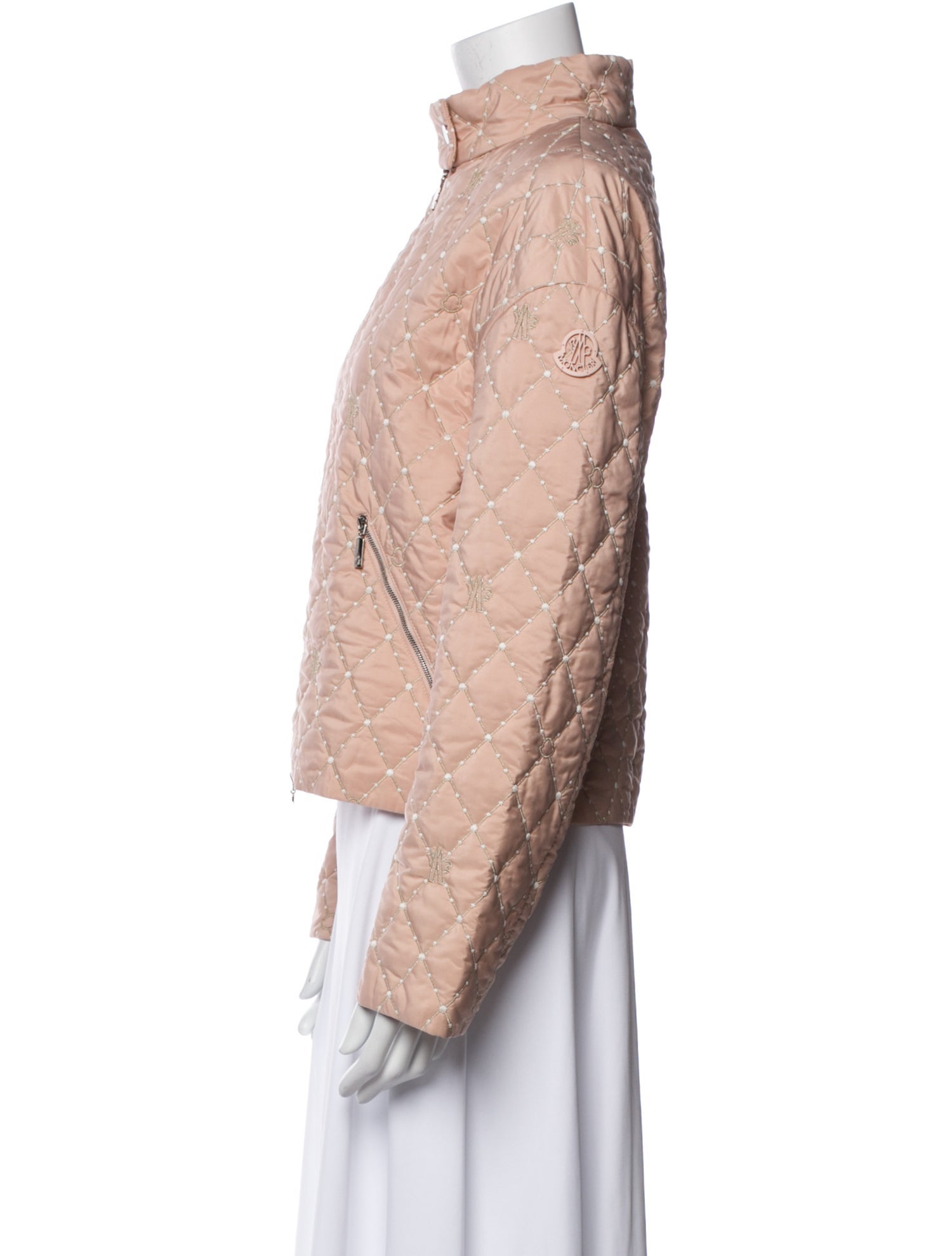 Moncler Gamme Rouge Plaid Print Jacket