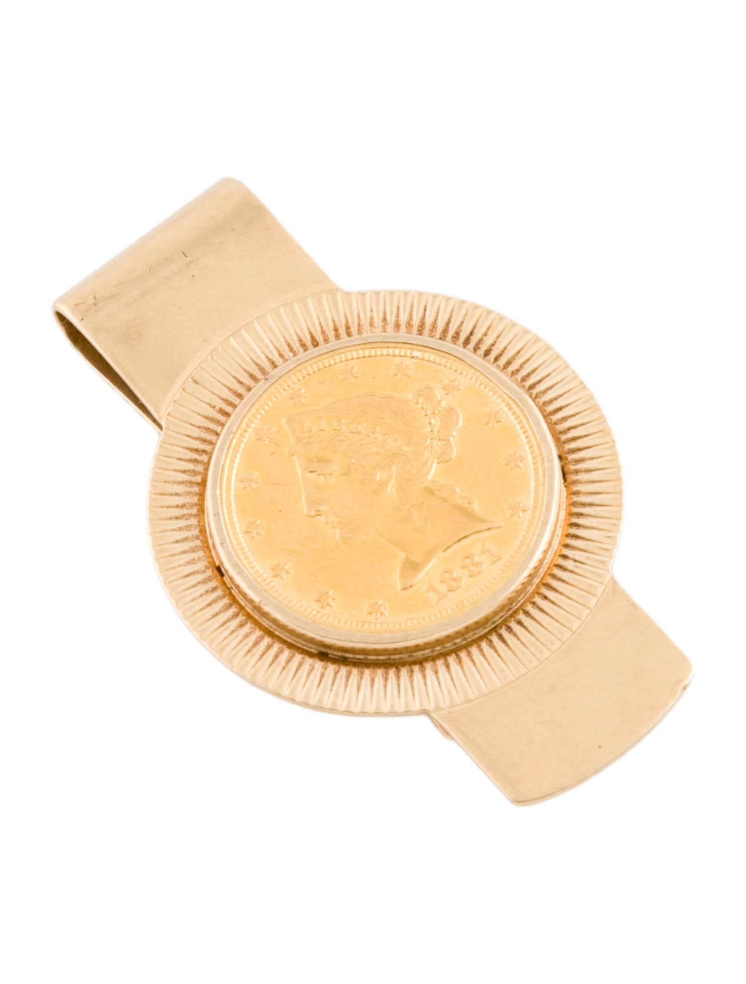 Money Clip 14k Gold Money Clip