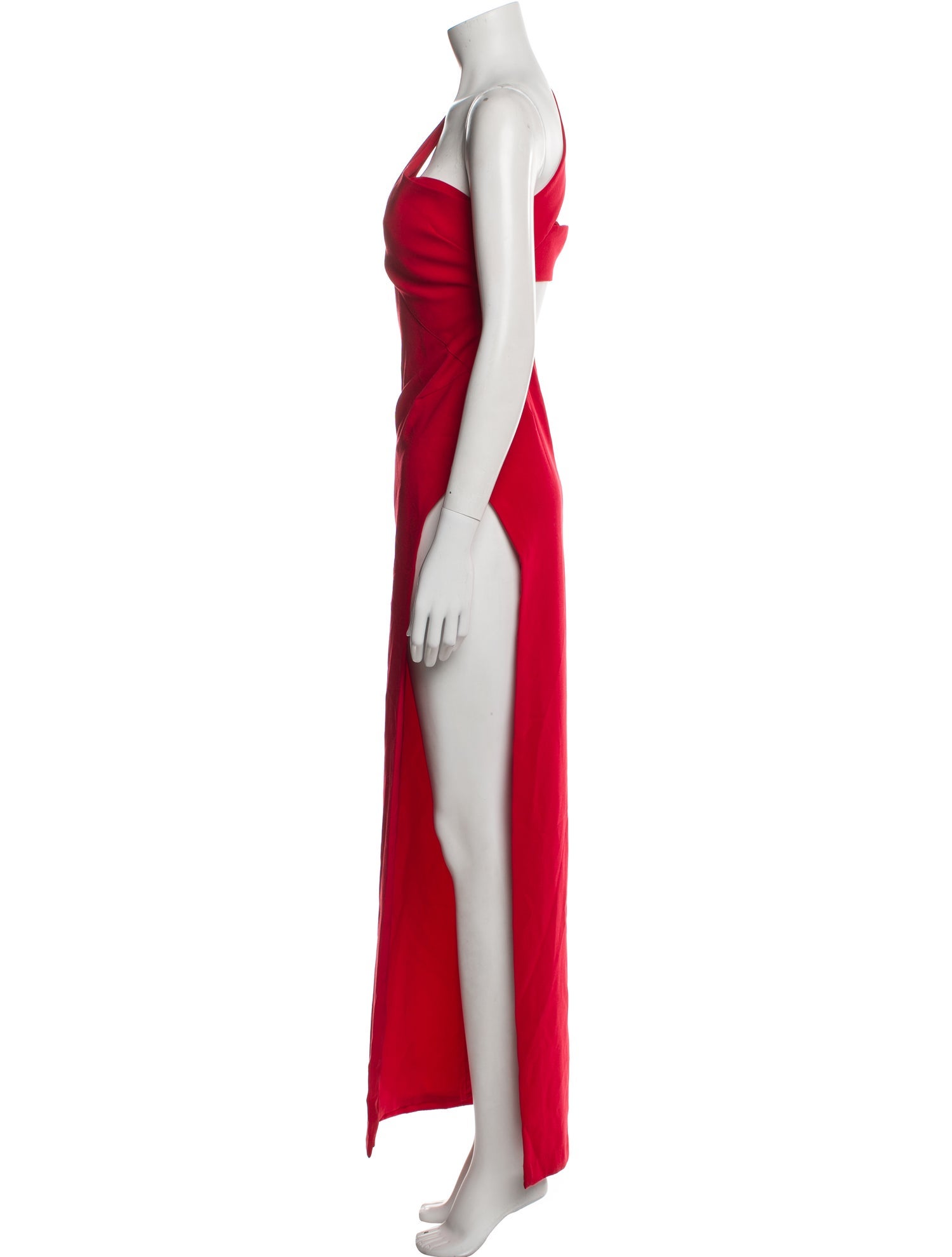 TIE ONE SHOULDER DRESS MIDNIGHT IN MONSERRATE