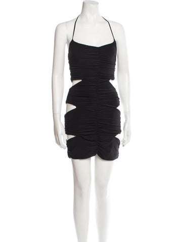 Mônot Dresses Halterneck Mini Dress XS