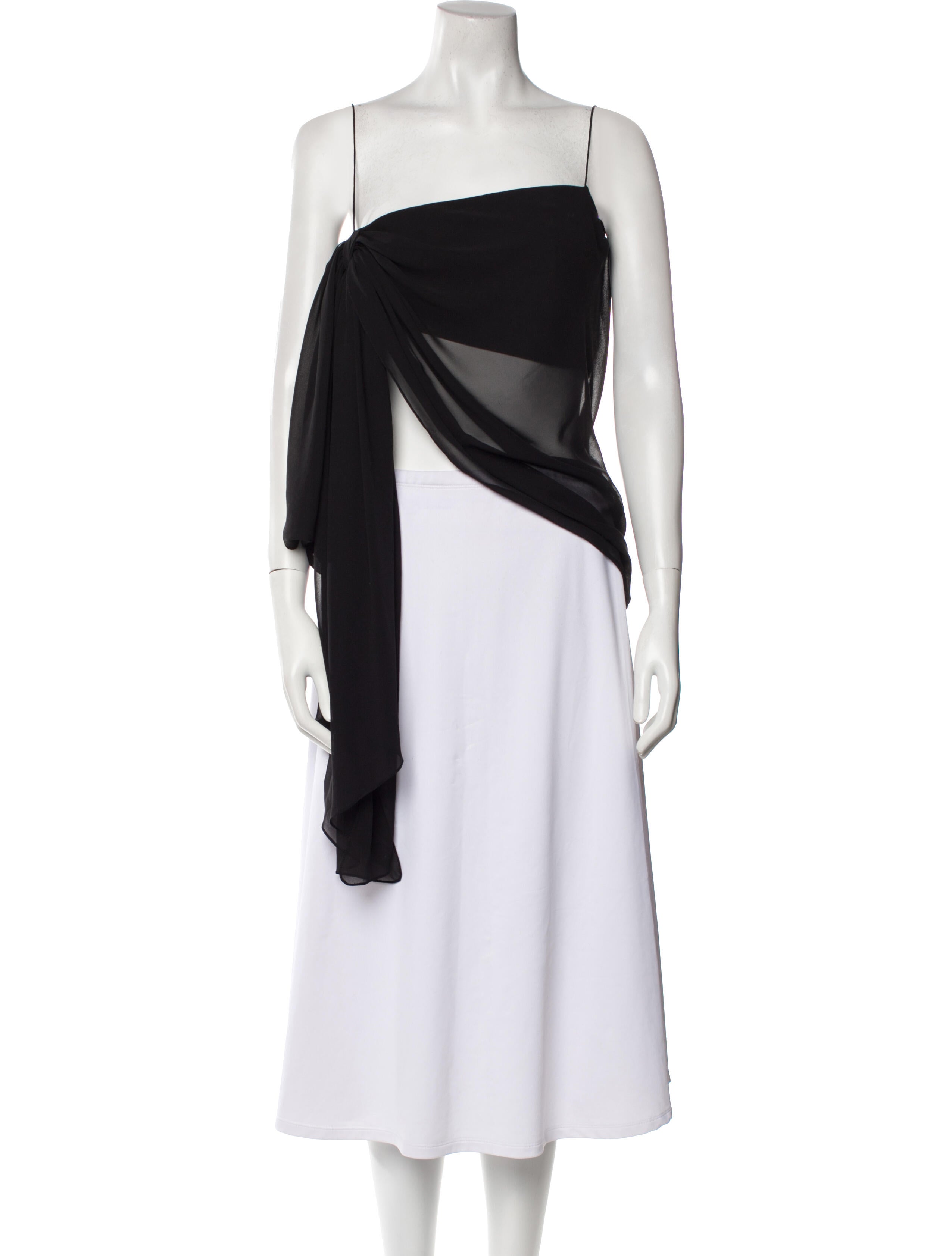 Mônot Square Neckline Sleeveless Crop Top