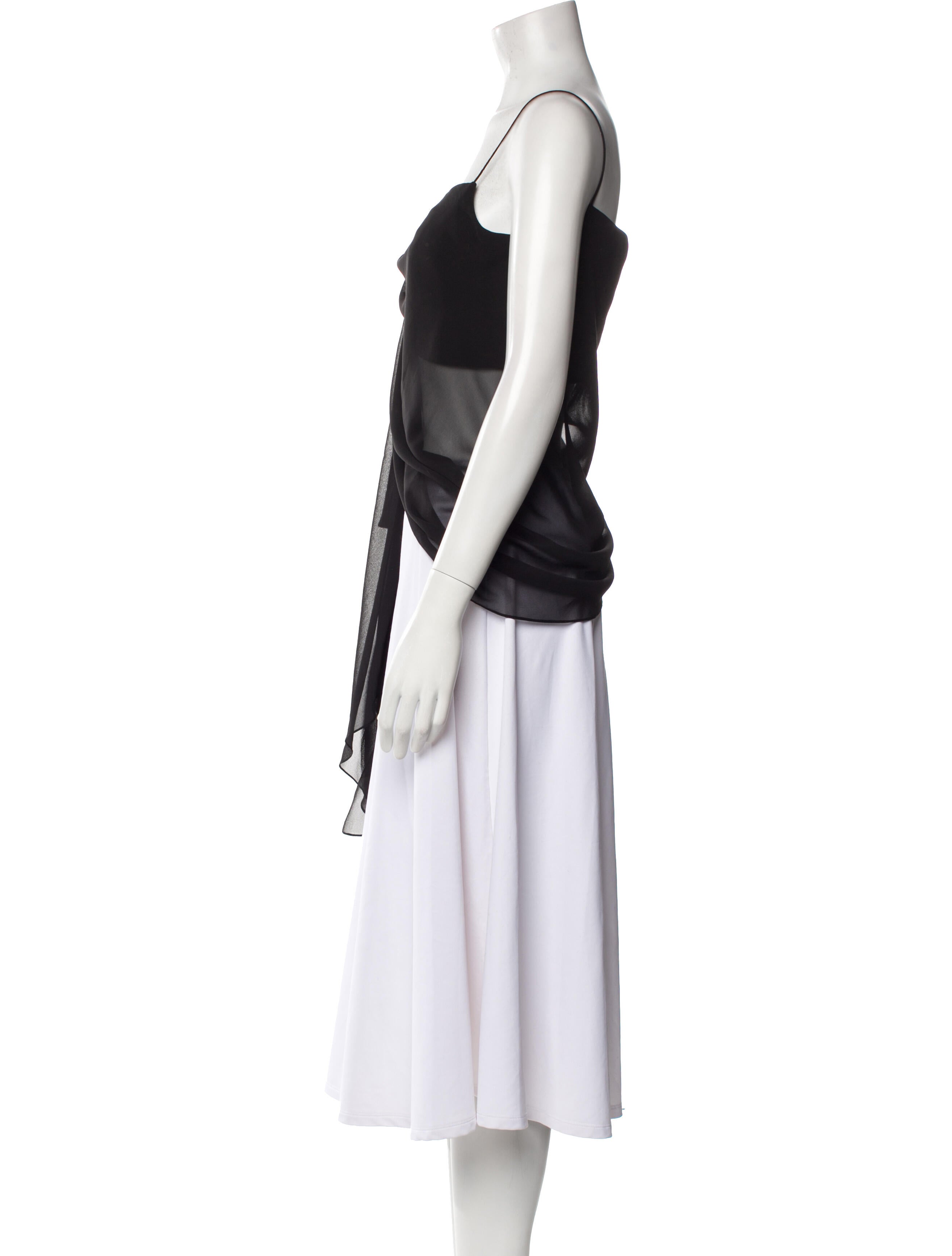 Mônot Square Neckline Sleeveless Crop Top