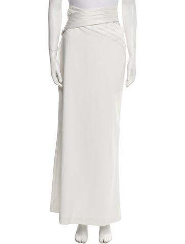 Mônot Skirts Cutout Accent Long Skirt M