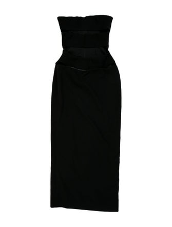 Mônot Strapless Midi Length Dress