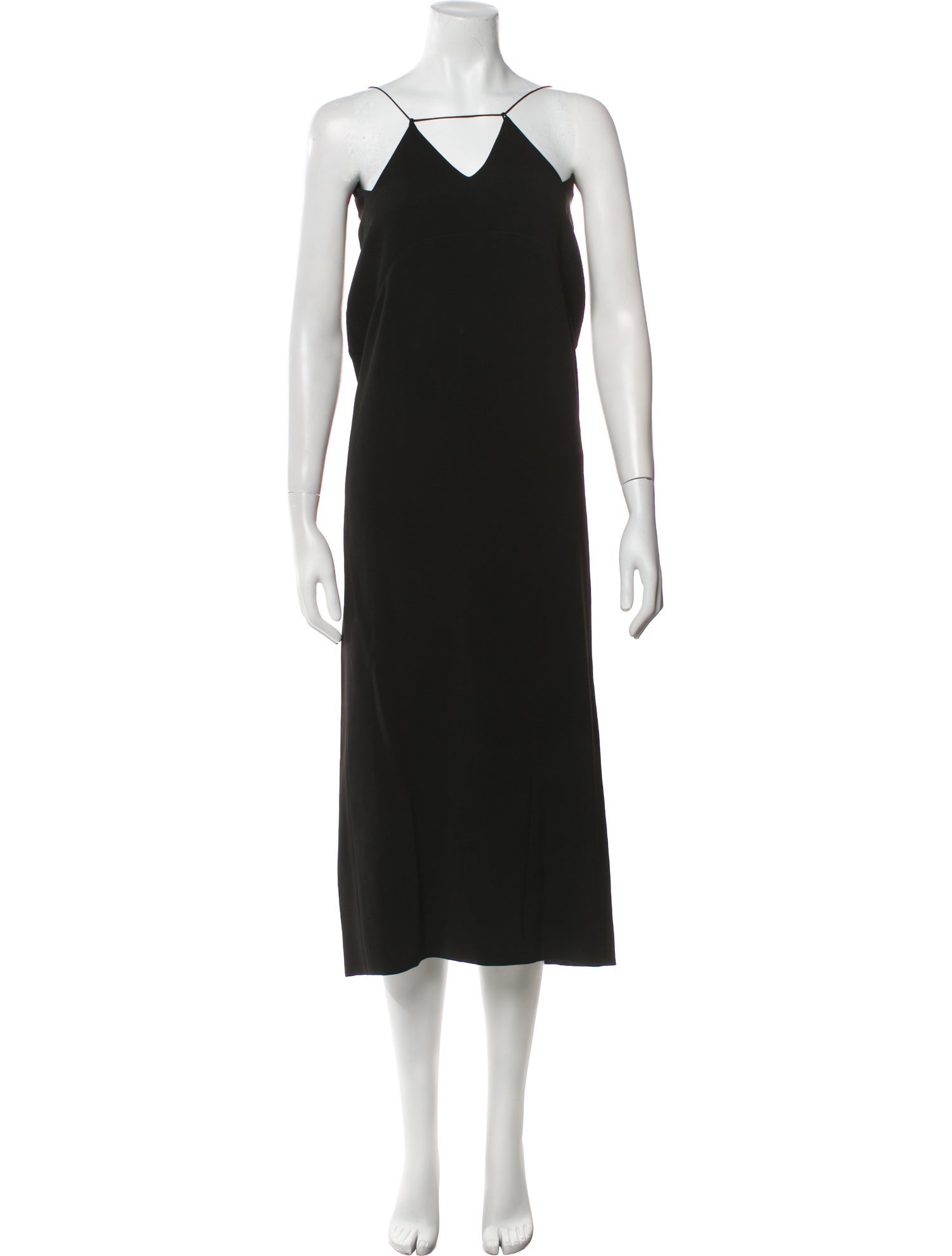 Mônot Square Neckline Midi Length Dress