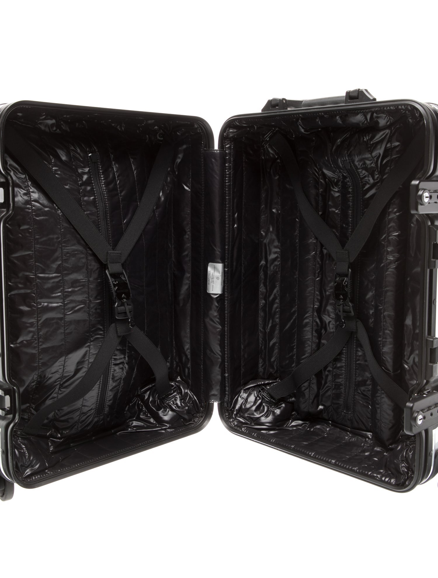 Moncler x Rimowa Men's grey metallic rolling suitcase - Metallic
