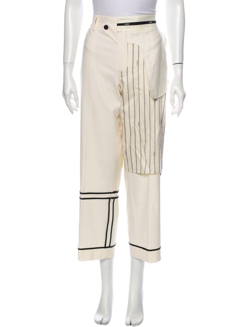 Monse Virgin Wool Wide Leg Pants Wool