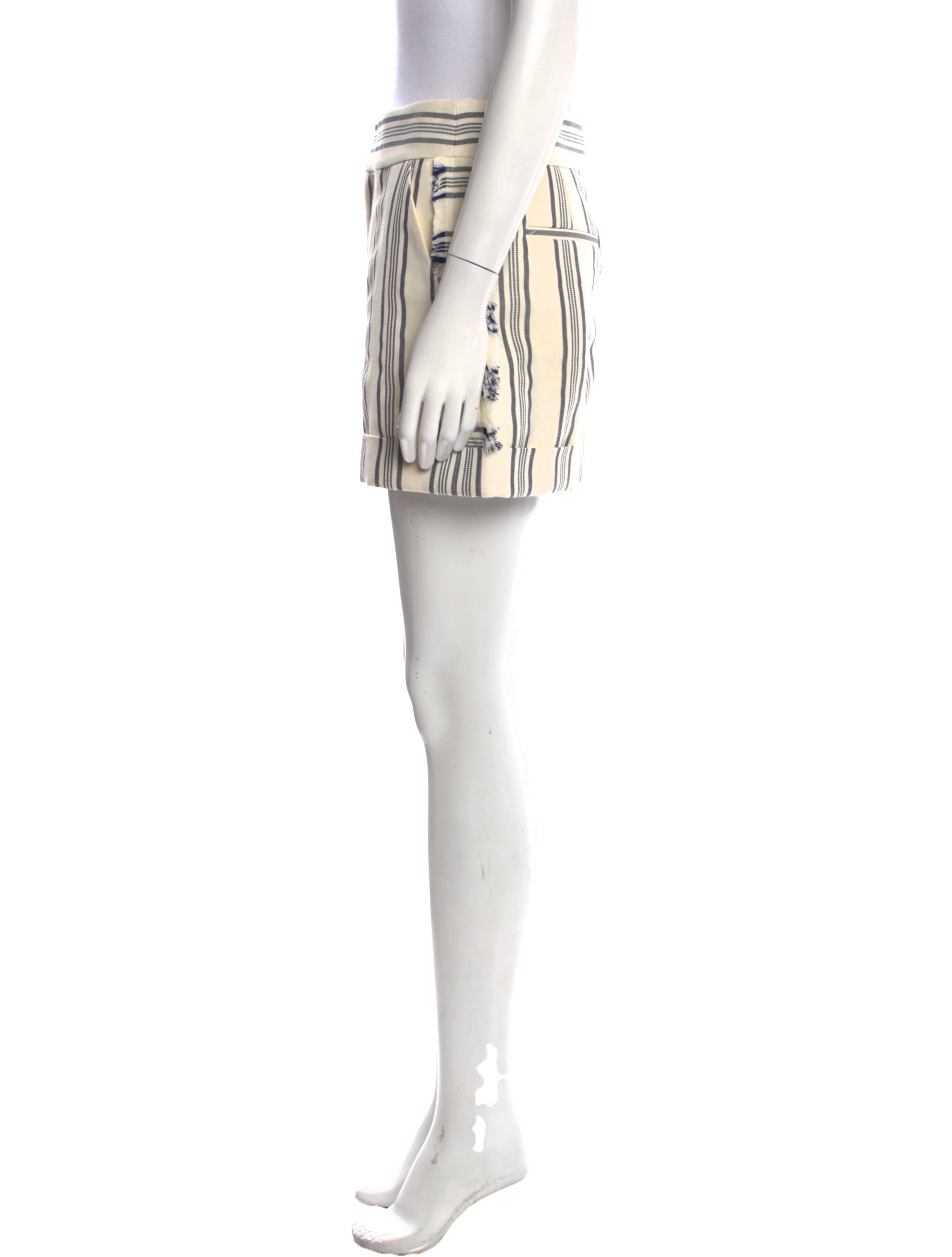 Monse Striped Mini Shorts w/ Tags