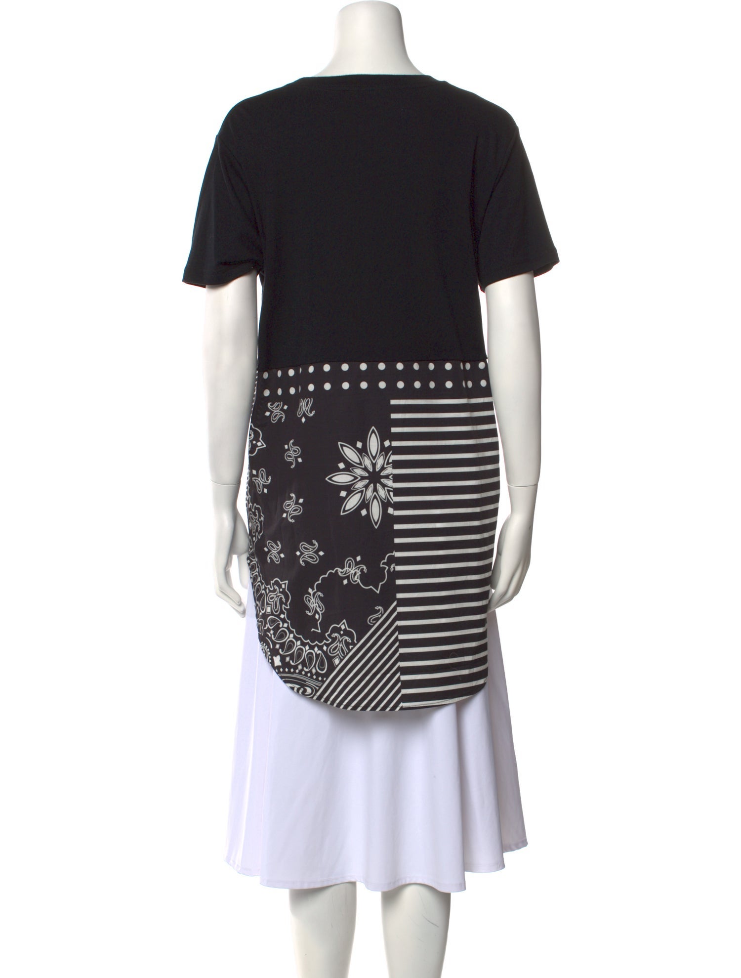 Monse Printed Crew Neck Tunic