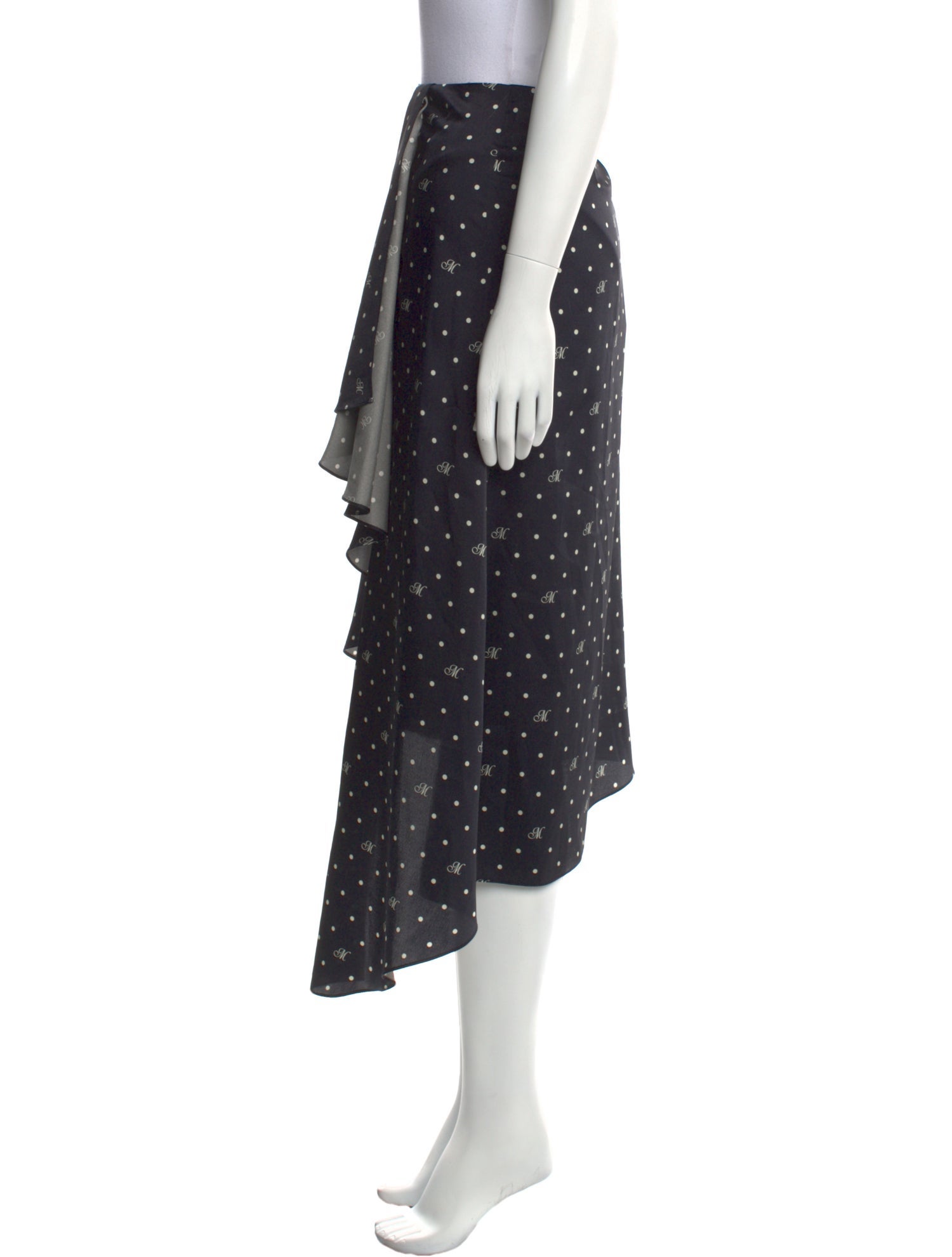 Monse Polka Dot Print Midi Length Skirt w/ Tags