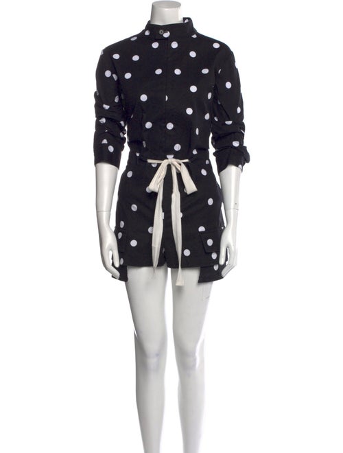 Monse Polka Dot Print Romper