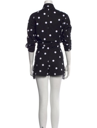 Monse Polka Dot Print Romper