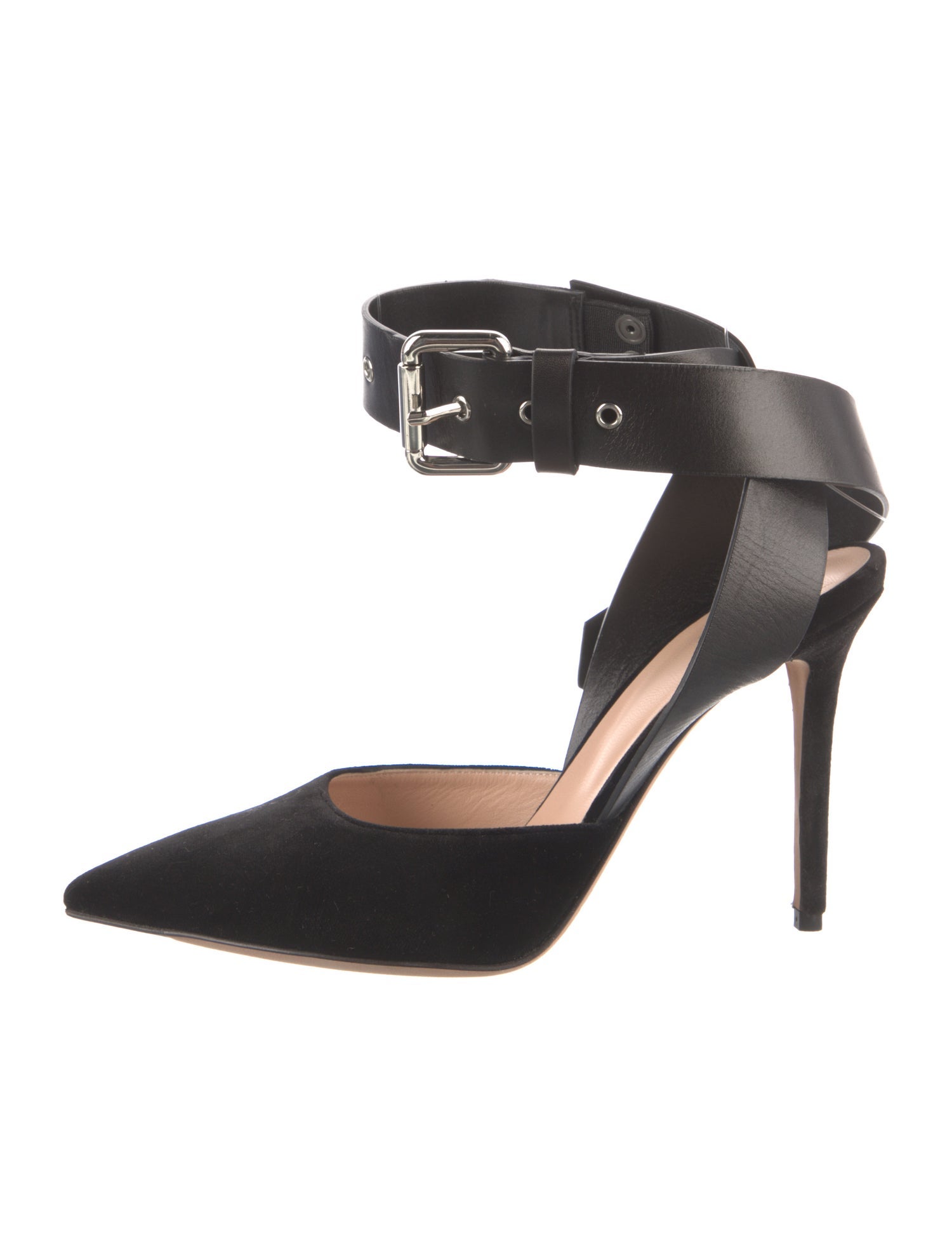 Monse Velvet Cutout Accent D'Orsay Pumps