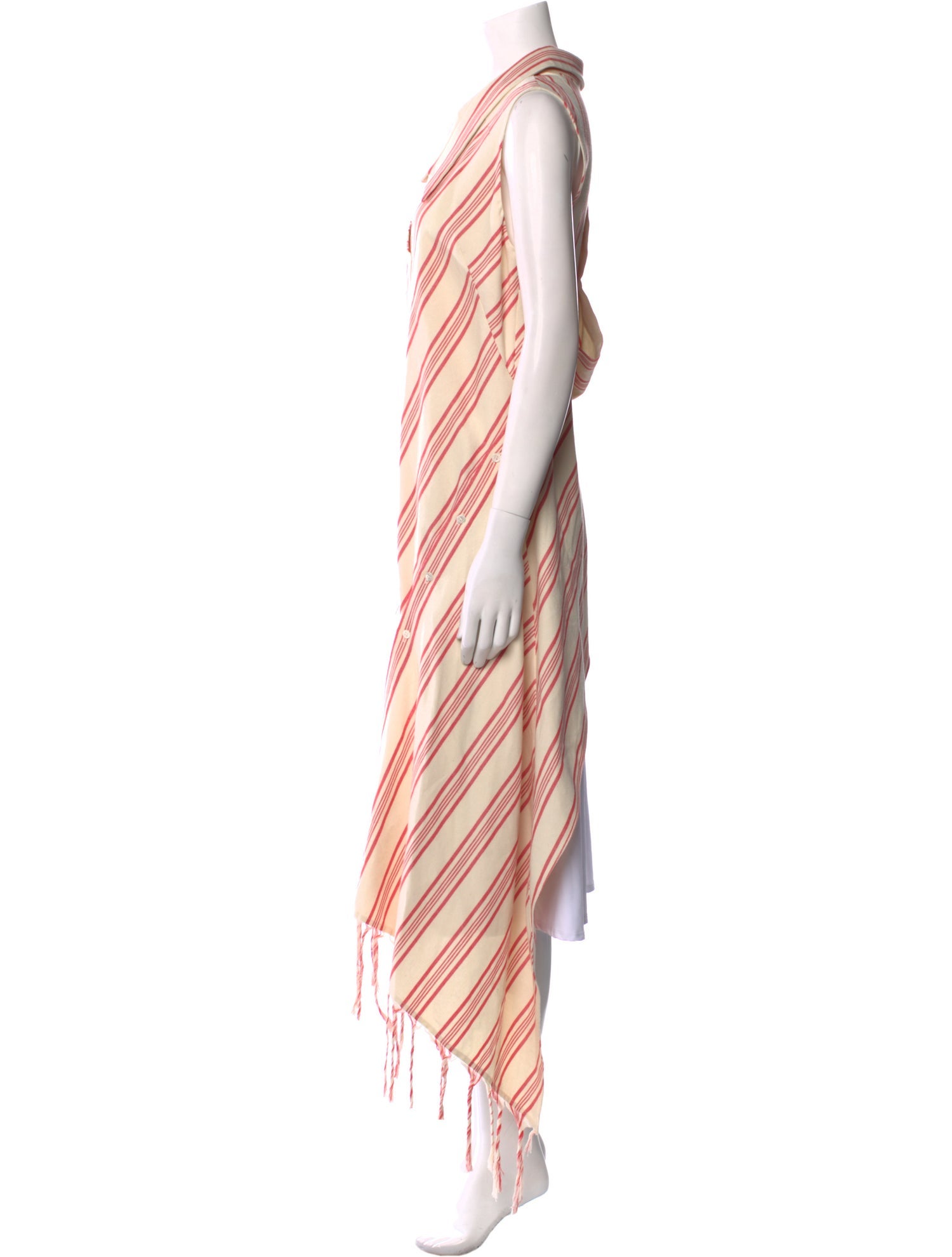 Monse Striped Asymmetrical Tunic