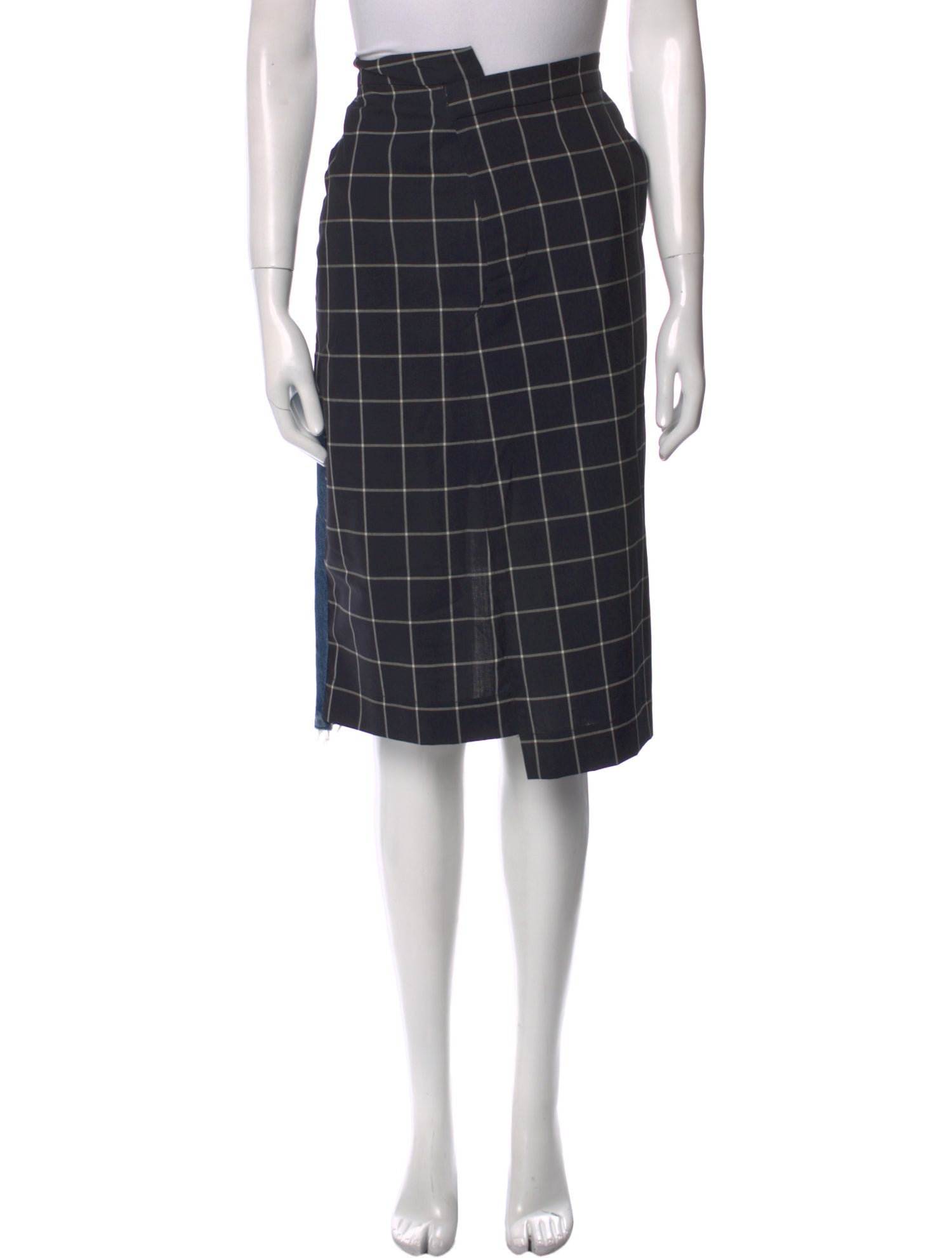 Monse Wool Knee-Length Skirt